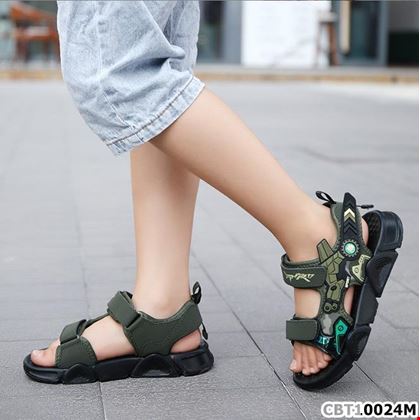 Giày Sandal phối họa tiết dành cho bé xíu trai