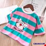 Áo croptop in hình MÈO CƯỜI cho bé gái từ 1-7 tuổi