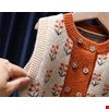 Áo ghile len vintage kiểu Hàn Quốc dành cho bé gái