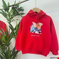Áo hoodie có mũ họa tiết chú Gấu dành cho bé