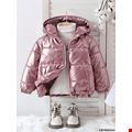 Áo Khoác Bé Gái Hồng Lấp Lánh - Ấm Áp Cho Mùa Đông