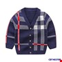 Áo khoác len Bubery cho bé trai từ 3-10 tuổi