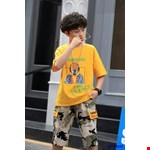 Bộ áo thun The Silence và quần họa tiết Lính cho bé trai từ 7-15 tuổi