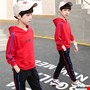 Bộ thun phong cách thể thao phối nón MKG BOY cho bé trai từ 5-12 tuổi