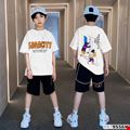 Bộ thun thể thao SAGACIITY phối quần short dành cho bé trai