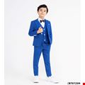 Bộ Vest cao cấp màu xanh nước biển sang trọng dành cho bé trai