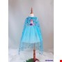 Đầm công chúa Elsa họa tiết đôi bướm kèm choàng váy cho bé gái từ 2-8 tuổi