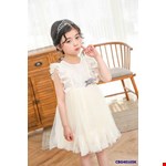 Đầm công chúa kèm nơ cài áo cho bé gái từ 2-7 tuổi