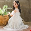 Đầm công chúa Ren phối tùng lưới nhiều tầng cực xinh dành cho bé gái