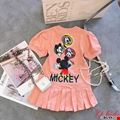 Đầm đuôi cá họa tiết Mickey dành cho bé gái