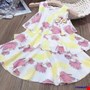 Đầm maxi 3 tầng cho bé gái từ 2-7 tuổi
