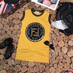 Đầm thun Fendi cho bé gái từ 1-15 tuổi