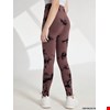 Quần legging dài màu cà phê phong cách thể thao năng động cho bé gái