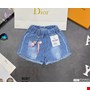 Quần short jean kèm móc khóa sành điệu cho bé gái