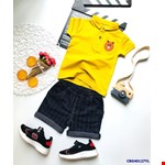 Sét áo cổ trụ và quần da cá giả jean cho bé trai từ 1-15 tuổi