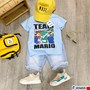 Sét áo thun TEAM MARIO và quần jean cho bé trai