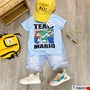 Sét áo thun TEAM MARIO và quần jean cho bé trai