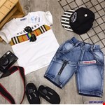 Sét jean Burberry sang trọng cho bé từ 2-15 tuổi