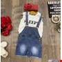 Sét yếm jean SLEEPY cho bé gái từ 2-13 tuổi