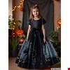 Váy Halloween Bé Gái Sát Nách Họa Tiết Halloween, Nơ Sang Trọng