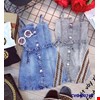 Yếm Jean kèm áo thun Fendy sành điệu cho bé gái từ 2 tuổi đến 10 tuổi
