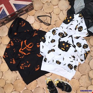 Áo Hoodie HALLOWEEN cá tính cho bé từ 2-13 tuổi