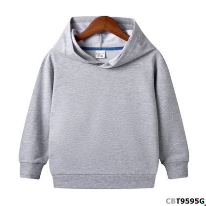 Áo hoodie trơn tay dài có nón dành cho bé