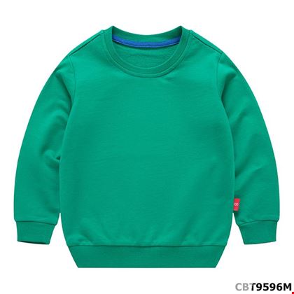 Áo hoodie trơn tay dài dành cho bé