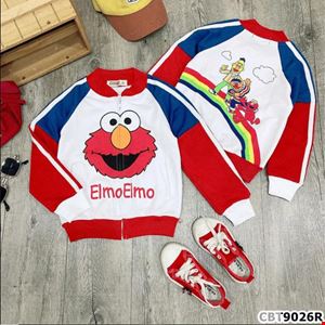 Áo khoác hoạt hình Elmo cho bé trai và bé gái