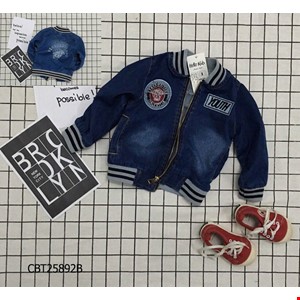 Áo khoác jean bé trai siêu ngầu cho bé từ 1 tuổi