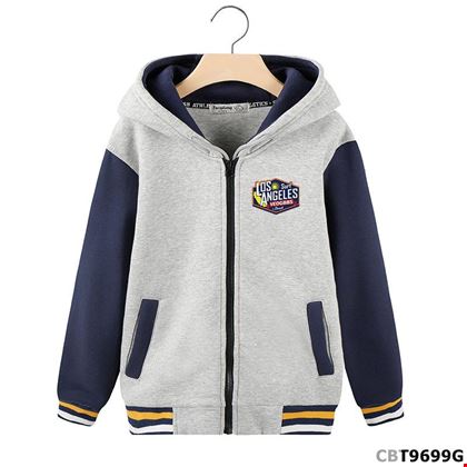 Áo khoác LOSANGELES tay ráp lăng cho bé trai