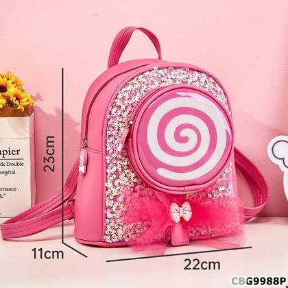 Balo họa tiết hình Kẹo Xoay dành cho bé gái