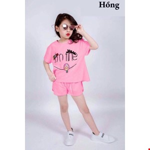 Bộ bé gái  i'm fine dễ thương cho bé 1-8 tuổi