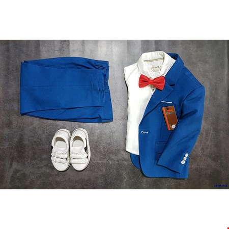 Bộ đồ vest cho bé trai từ 2-15 tuổi XANH CO BAN