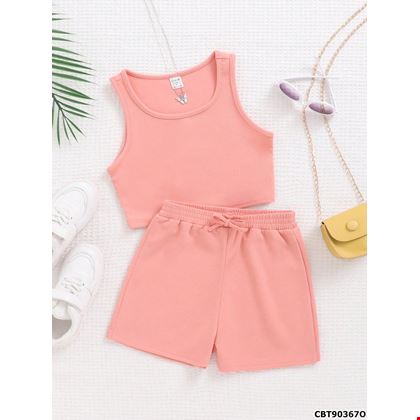 Bộ thun ba lỗ basic mặc nhà siêu mát cho bé