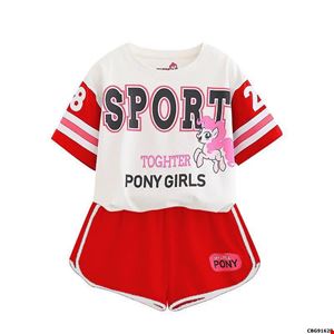 Bộ thun đùi Sport Pony Girl xinh xắn cho bé gái