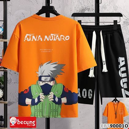 Bộ thun tay ngắn phối quần short Nutaro cho bé trai (size 43-55kg)