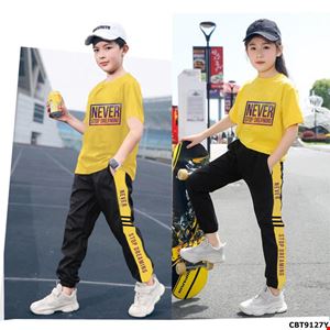 Bộ thun thể thao Never Stop Dreaming cho bé trai và bé gái