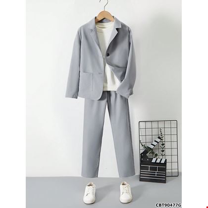 Bộ vest bé trai phong cách hàn quốc sành điệu (không áo trong)