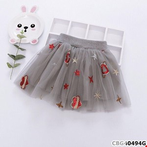 Chân váy voan họa tiết ngôi sao cho bé gái