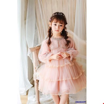 Đầm công chúa 3 tầng phong cách HOÀNG GIA cho bé gái từ 4-10 tuổi ...