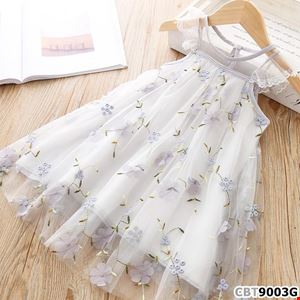Đầm công chúa cho bé 0-4 tuổi cánh tiên thêu hoa dễ thương