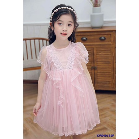 Đầm công chúa tay cánh tiên cực xinh cho bé gái từ 3-7 tuổi