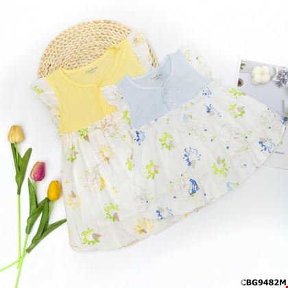 Đầm cotton siêu mát cho bé sơ sinh