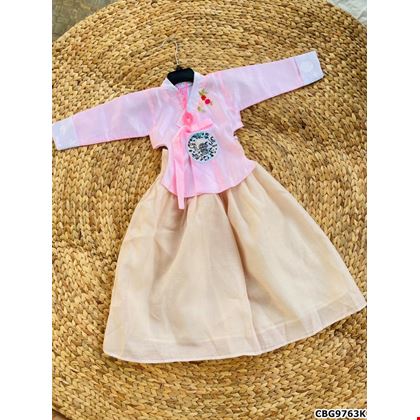 Đầm Hanbok phong cách Hoàng cung cho bé gái