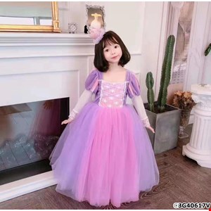 Đầm hóa trang công chúa Lọ Lem cho bé gái