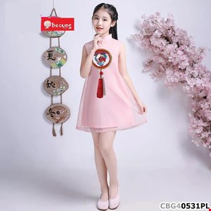 Đầm sườn xám MAY MẮN NGÀY XUÂN cho bé gái