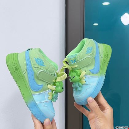 Giày thể thao Jodan loan màu phối logo dành cho bé trai và bé gái