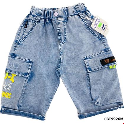 Quần Jean lửng phối túi hộp 2 bên dành cho bé trai