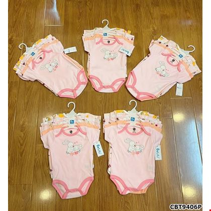 Sét 5 bộ body chip xuất khẩu cho bé sơ sinh